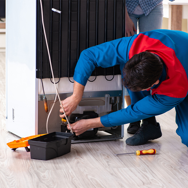 how much do you charge for refrigerator repair services in Mozier